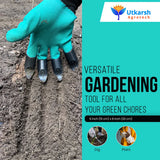 ABS Garden Gloves - Heavy-Duty Washable Gloves with Right Hand Fingertip ABS Claws for Pruning, Digging, Planting and Home Gardening - Utkarsh Agrochem Pvt ltd. 