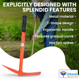 Pickaxe (Tiller), Hand Hoes with Prongs, 1, 2 & 3 Inch Khurpis- Combo of 6 - Utkarsh Agrochem Pvt ltd. 