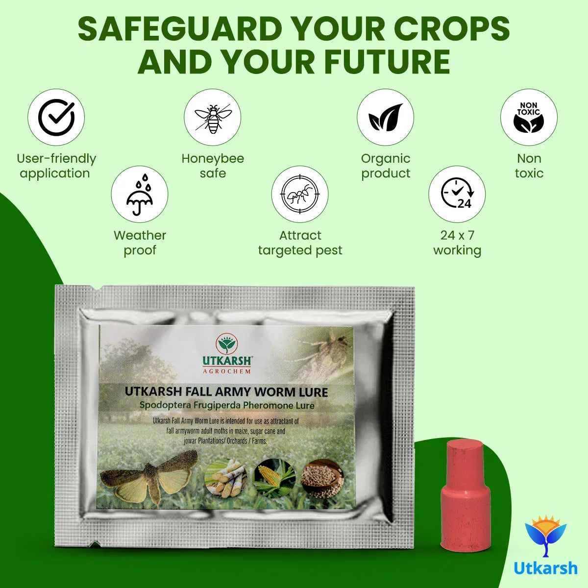 Fall Army Worm FAW Lure - Utkarsh Agrochem Pvt ltd. 