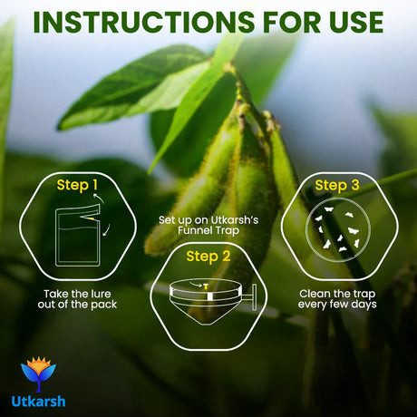 Cotton Bollworm Lure with Funnel Trap - Utkarsh Agrochem Pvt ltd. 
