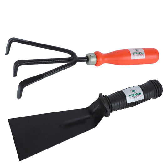 3 Inch Khurpi & Hand Cultivator- 2 Pc