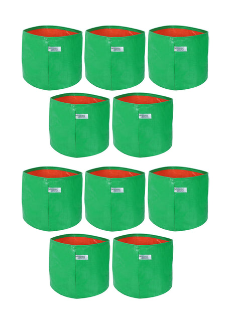 200 GSM Green HDPE Grow Bags- 9 X 9 Inch - Utkarsh Agrochem Pvt ltd. 