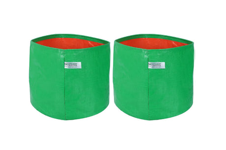 200 GSM Green HDPE Grow Bags- 9 X 9 Inch - Utkarsh Agrochem Pvt ltd. 