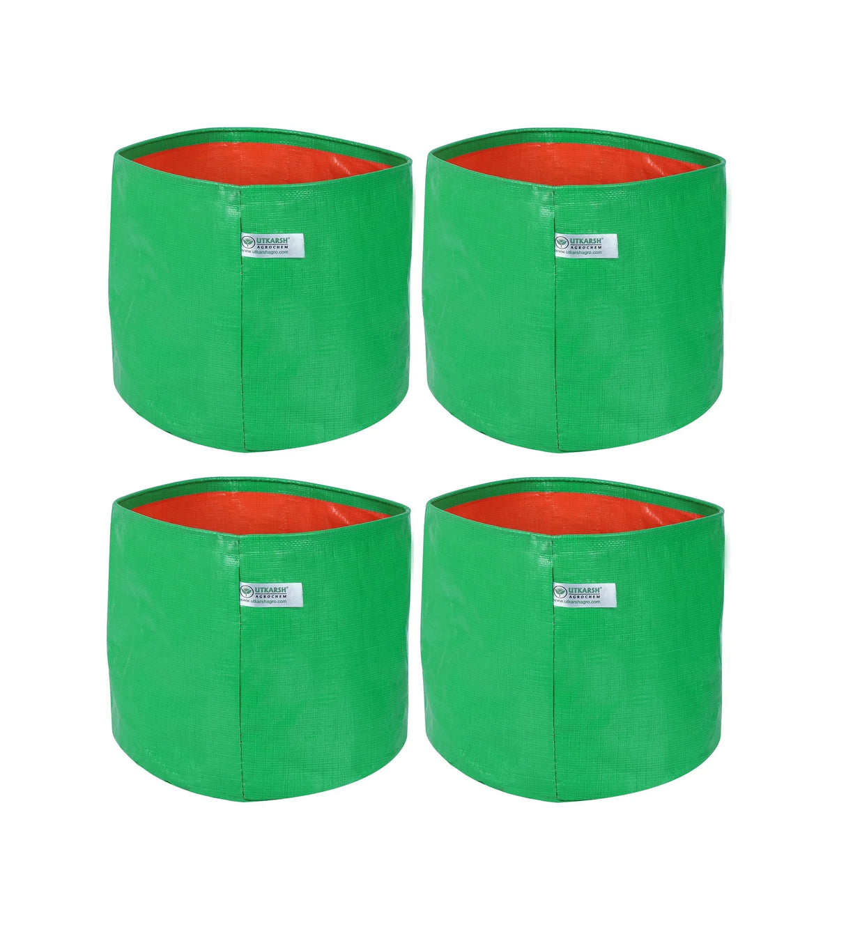 200 GSM Green HDPE Grow Bags- 9 X 9 Inch - Utkarsh Agrochem Pvt ltd. 