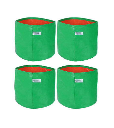 200 GSM Green HDPE Grow Bags- 9 X 9 Inch - Utkarsh Agrochem Pvt ltd. 