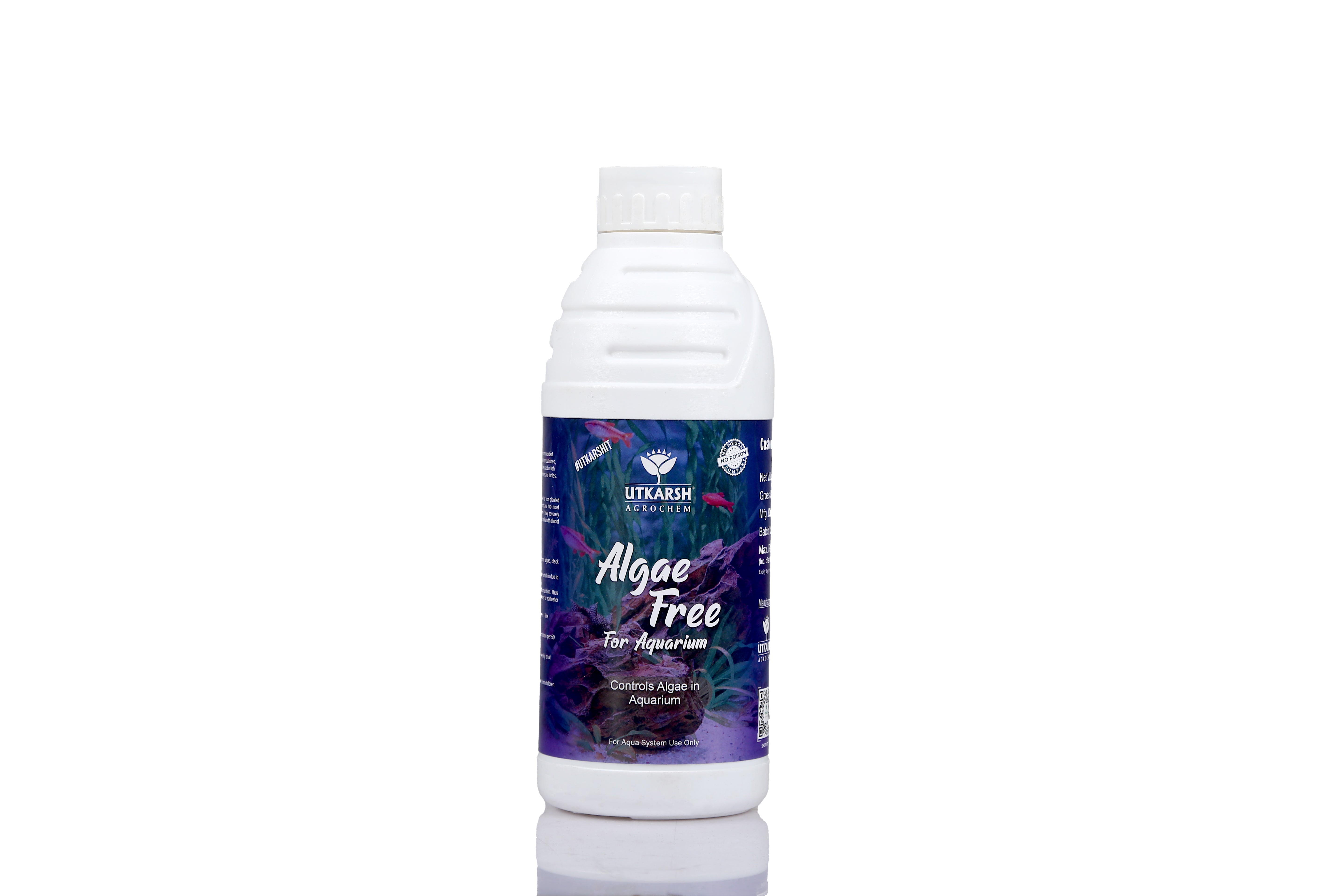 Utkarsh Algae Free for Aquarium Tank Algae Cleaner Liquid Algae Scraper for Fish Tank and Algae Remover