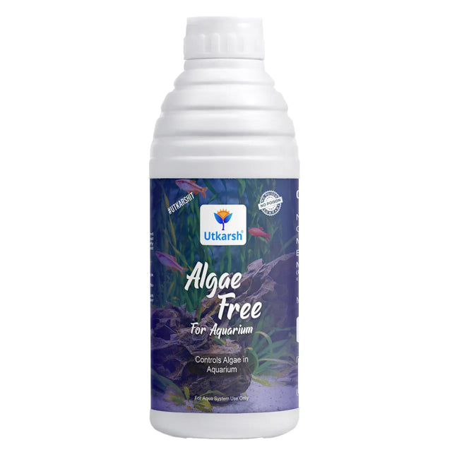Algae Free for Aquarium Tank | Algae Cleaner, Liquid Algae Scraper for Fish Tank and Algae Remover - Utkarsh Agrochem Pvt ltd. 