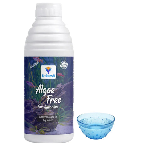 Algae Free for Aquarium Tank | Algae Cleaner, Liquid Algae Scraper for Fish Tank and Algae Remover - Utkarsh Agrochem Pvt ltd. 