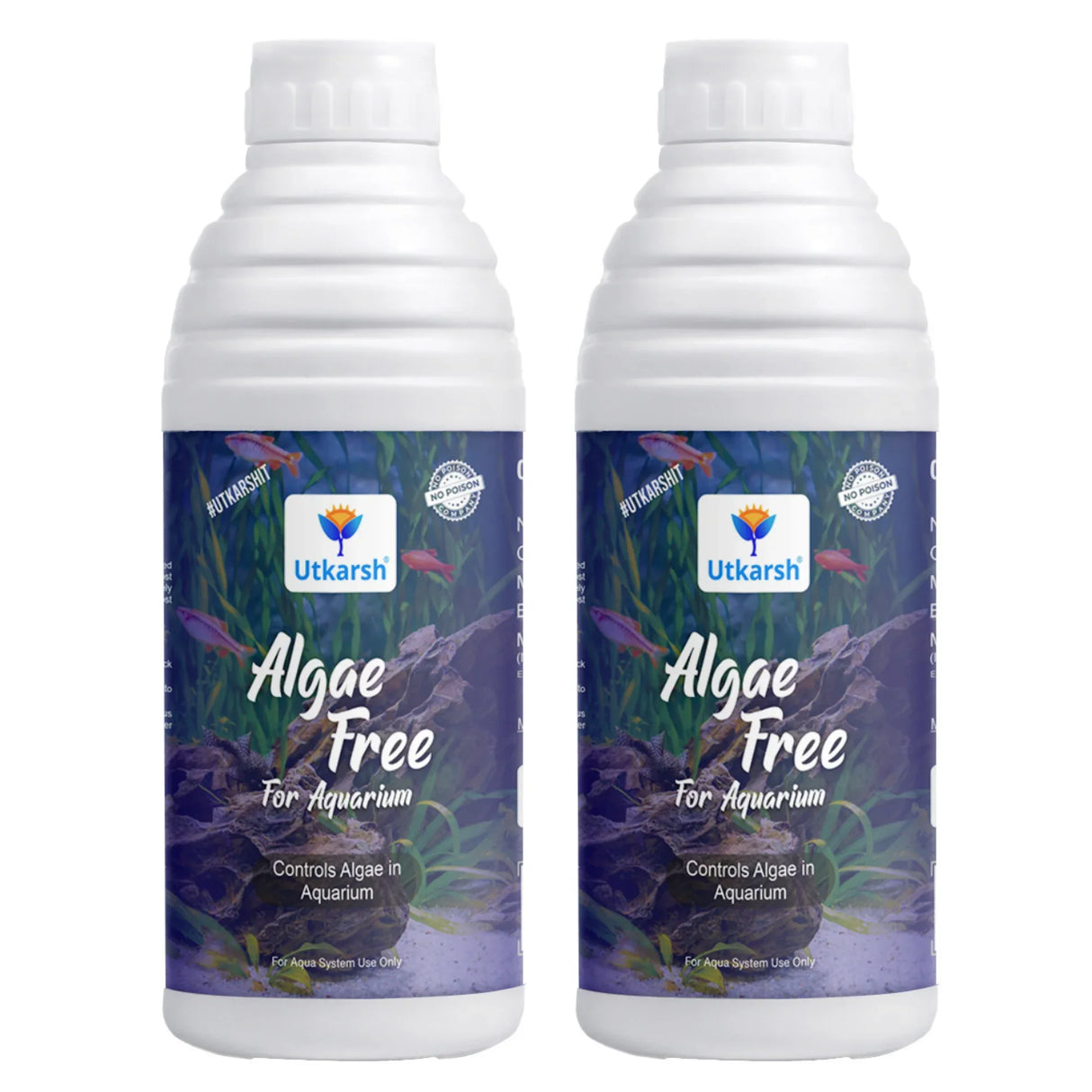 Algae Free for Aquarium Tank | Algae Cleaner, Liquid Algae Scraper for Fish Tank and Algae Remover - Utkarsh Agrochem Pvt ltd. 