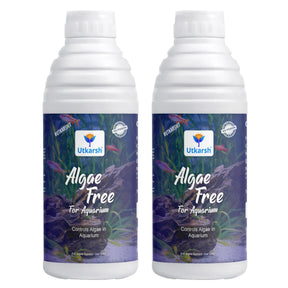 Algae Free for Aquarium Tank | Algae Cleaner, Liquid Algae Scraper for Fish Tank and Algae Remover - Utkarsh Agrochem Pvt ltd. 