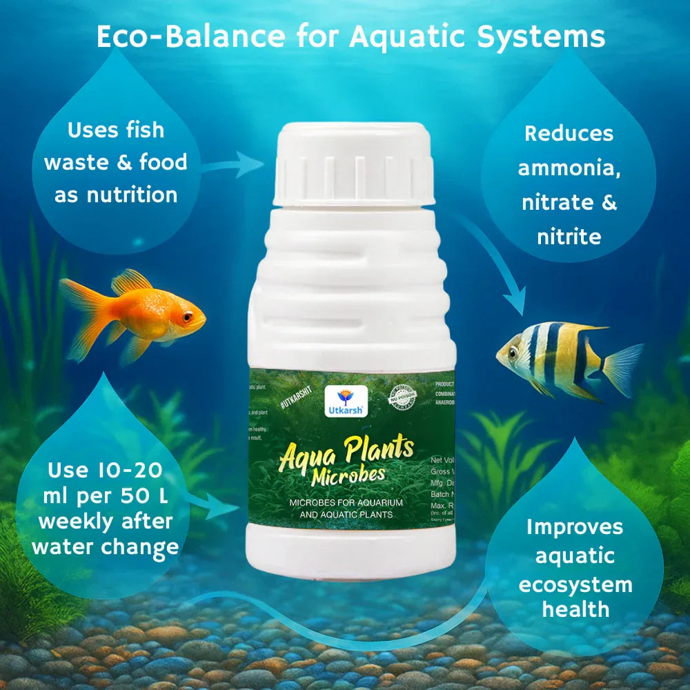 Aqua Plants Microbes for Aquarium and Aquatic Plants - Utkarsh Agrochem Pvt ltd. 