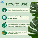 Aqua Plant Tonic - 50 ml, Liquid Fertilizer for Plants Growing in Water | Premium Plant Food & Growth Booster for Lucky Bamboo, Aquatic and Money Plants, Pack of 1