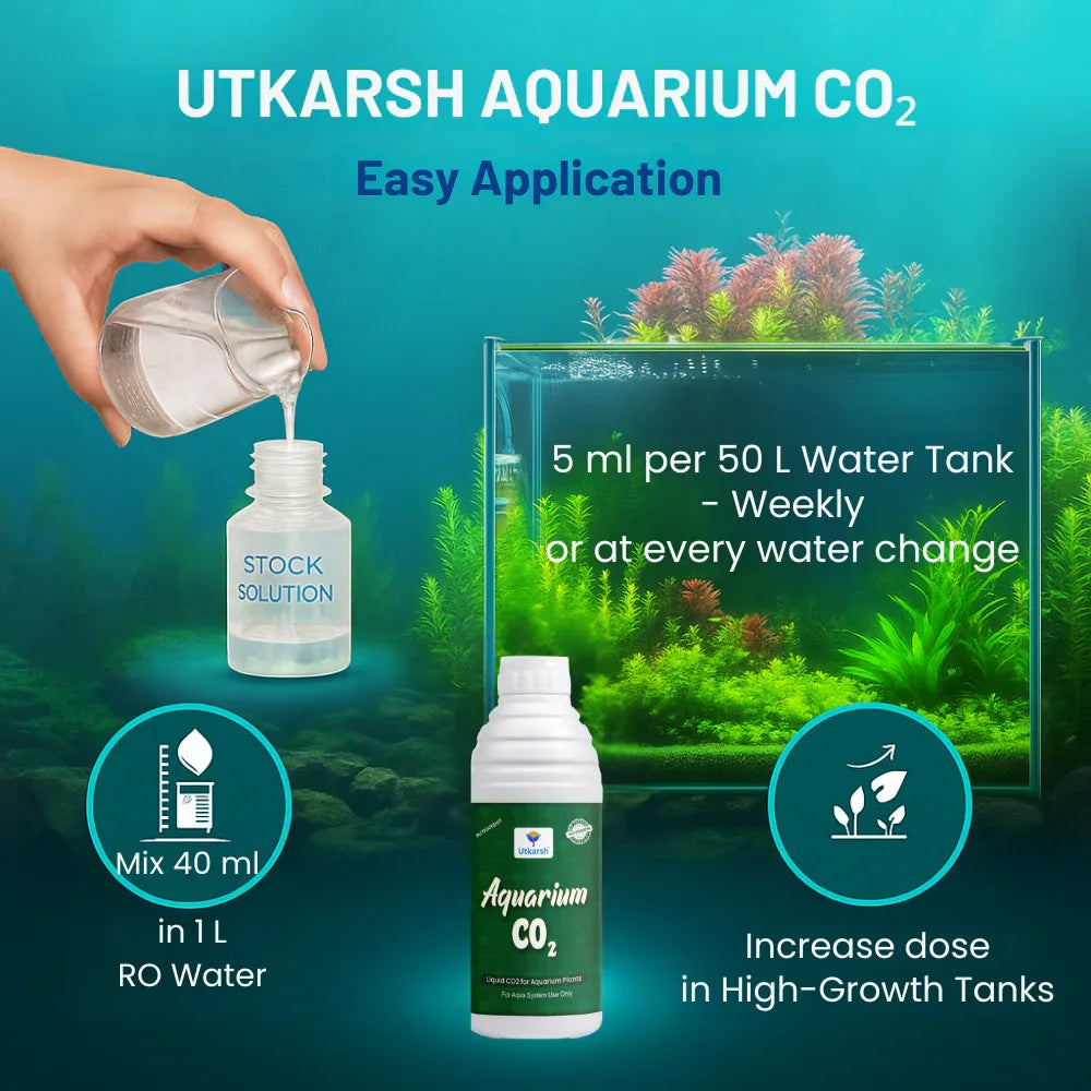 Aquarium CO₂ (Liquid CO2 for Aquarium Plants) - Utkarsh Agrochem Pvt ltd. 