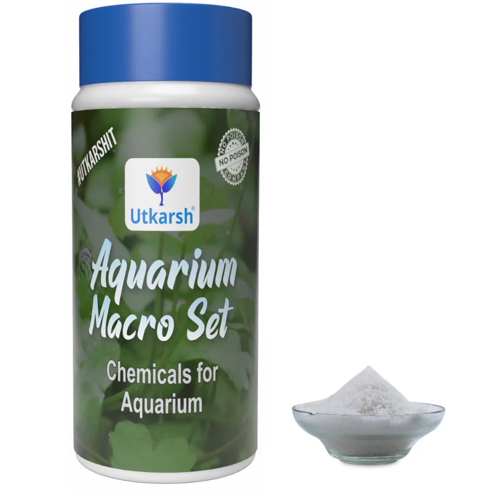 Aquarium Macro Set (Combination of Various Chemicals for Aquarium Plants) | Provides Complete Macronutrient Solution for Healthy Aquarium Plants, Easy to Use and Safe - Utkarsh Agrochem Pvt ltd. 