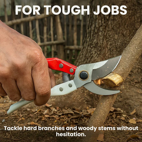 Assorted Hand Pruner Cutter - 1 Pc (Steel Blades) | Heavy Duty Gardening Cutter Tool | Plant Cutter for Home Garden, Wood Branch Trimmer, Sturdy Stem Scissors, Grass Cutting Accessory - Utkarsh Agrochem Pvt ltd. 