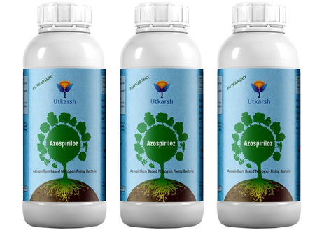 Azospirillum - Nitrogen Fixing Microbes, Liquid Bio Fertilizer for Plants Growth, Healthy Roots, Protect Plants from Biotic & Abiotic Stresses | Azospiriloz - Utkarsh Agrochem Pvt ltd. 