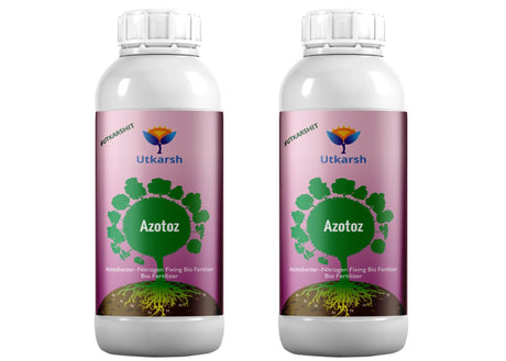 Azotobacter - Nitrogen Fixing Microbes, Liquid Bio Fertilizer for Plants Growth, Increases Soil Structure & Fertility, Yields & Nutrient uptake | Azotoz - Utkarsh Agrochem Pvt ltd. 