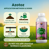 Azotobacter - Nitrogen Fixing Microbes, Liquid Bio Fertilizer for Plants Growth, Increases Soil Structure & Fertility, Yields & Nutrient uptake | Azotoz - 20 Litre - Utkarsh Agrochem Pvt ltd. 