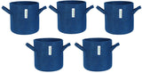 400 GSM Geotextile Fabric Growbags- Blue, Pack of 5 - Utkarsh Agrochem Pvt ltd. 