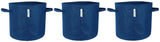 400 GSM Geotextile Fabric Growbags- Blue, Pack of 3 - Utkarsh Agrochem Pvt ltd. 
