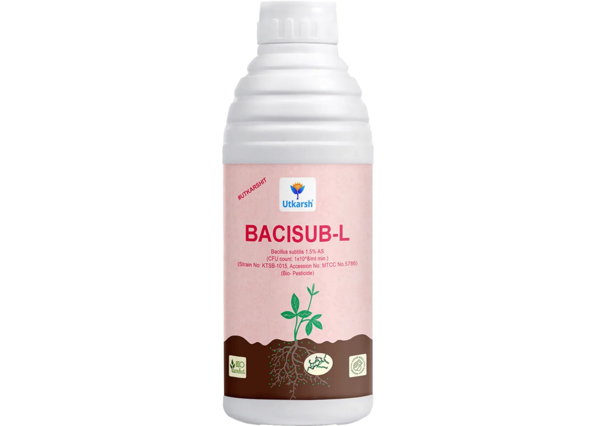 Bacillus Subtilis - Liquid Bio Fungicides for Plants, Home Garden, Crops and Nursey | BaciSub-L - Utkarsh Agrochem Pvt ltd. 