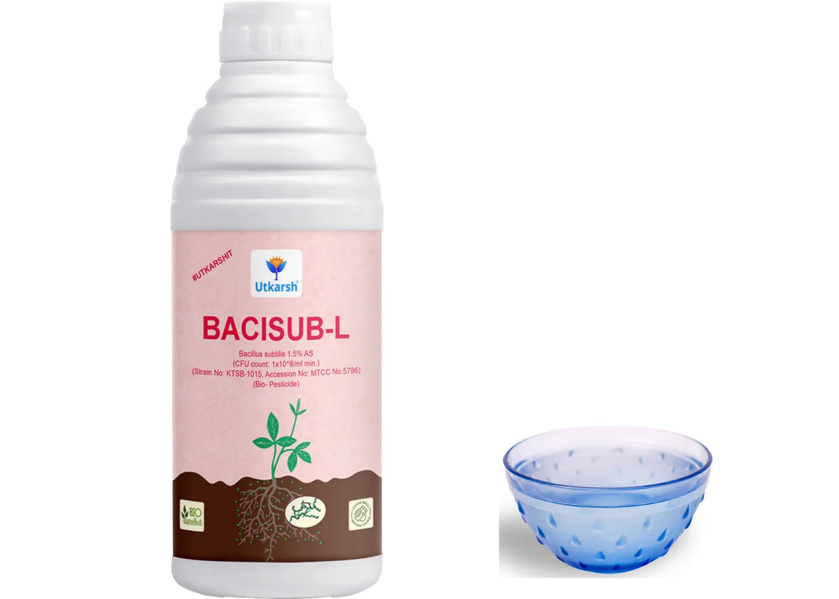 Bacillus Subtilis - Liquid Bio Fungicides for Plants, Home Garden, Crops and Nursey | BaciSub-L - Utkarsh Agrochem Pvt ltd. 