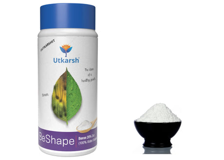 Disodium Octaborate Tetrahydrate - Boron 20%, 100% Water Soluble Foliar Spray EDTA Chelated Fertilizers for Plants, Reduces Fruit Cracking | BeShape - Utkarsh Agrochem Pvt ltd. 