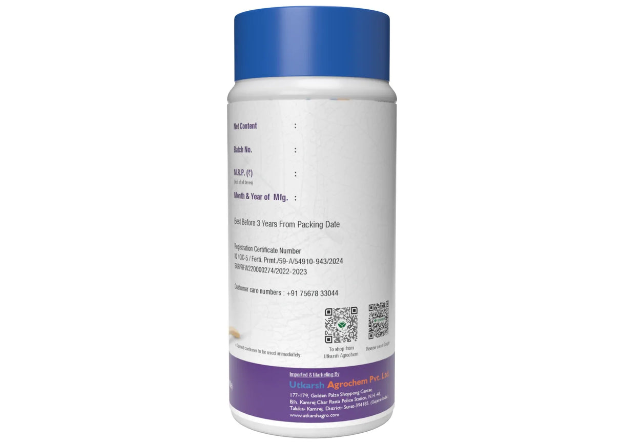Disodium Octaborate Tetrahydrate - Boron 20%, 100% Water Soluble Foliar Spray EDTA Chelated Fertilizers for Plants, Reduces Fruit Cracking | BeShape - Utkarsh Agrochem Pvt ltd. 