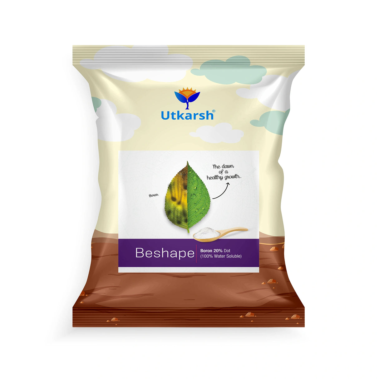 Boron 20% Micronutrient Fertilizer for Plants – Boosts Vegetable, Fruit & Flower Growth | 100% Water Soluble Boron EDTA Chelated Powder for Healthy Garden Plants | (Disodium Octaborate Tetrahydrate) BeShape