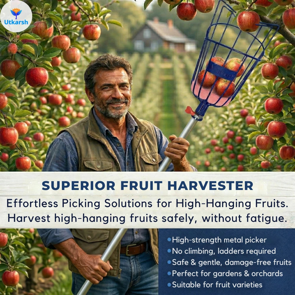 Big Fruit Picker Basket- 1 PC