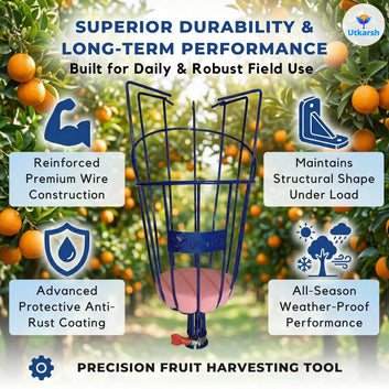Big Fruit Picker Basket- 1 PC
