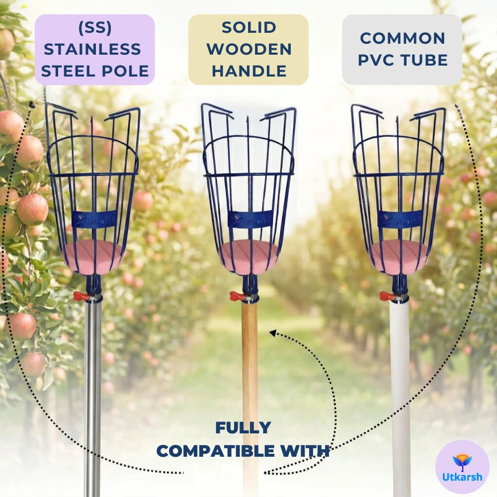 Big Fruit Picker Basket- 1 PC