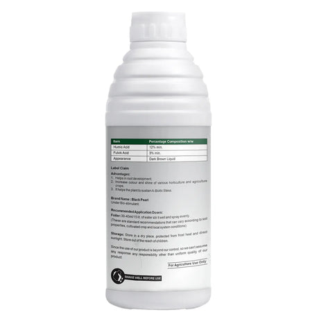 Black Pearl – L (Biologically Activated Humic Acid 12%) Biostimulant - Utkarsh Agrochem Pvt ltd. 