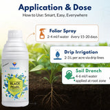Black Pearl – L (Biologically Activated Humic Acid 12%) Biostimulant- 20 Liter - Utkarsh Agrochem Pvt ltd. 