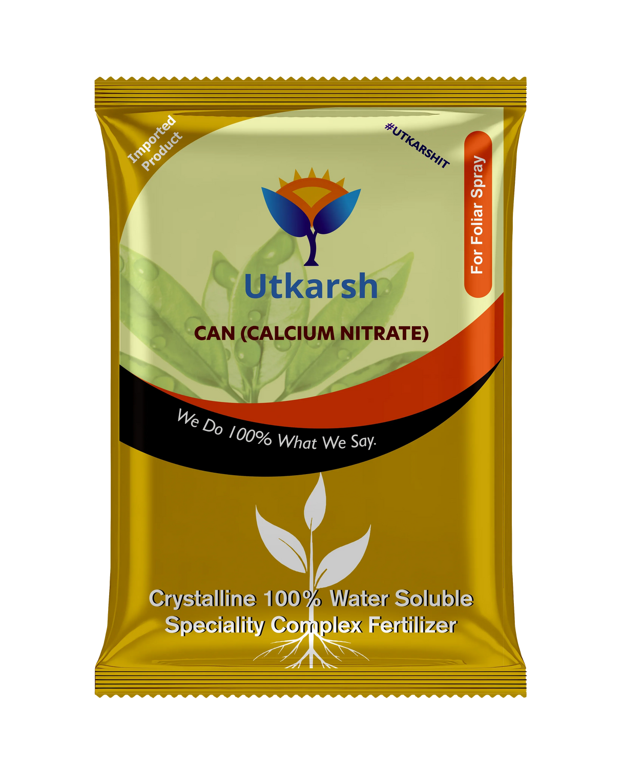 Calcium ammonium nitrate fertilizer 1 kg for crop nutrition and growth
