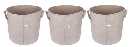 400 GSM Geo Textile Fabric Growbags- Beige, Pack of 3 - Utkarsh Agrochem Pvt ltd. 