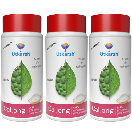 Calcium - 9% EDTA Chelated Micronutrient, 100% Water Soluble Fertilizers for Plants, Enhances Shelf Life of Fruits, Corrects & Prevents Calcium Deficiency | CaLong - Utkarsh Agrochem Pvt ltd. 