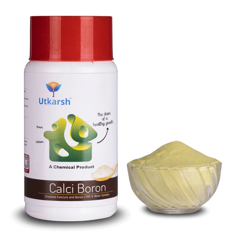 Calci Boron - EDTA Chelated Calcium & Boron Mix (100 % Water Soluble Chemical for Foliar Spray) - Utkarsh Agrochem Pvt ltd. 