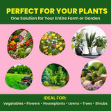 Calcium Nitrate Fertilizer for Plants Home Garden | 100% Water Soluble Foliar Spray Nutrition, Promotes & Boosts Healthy Flower and Fruit Growth - 25 Kg Bag - Utkarsh Agrochem Pvt ltd. 