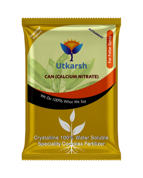 Calcium Nitrate Fertilizer for Plants Home Garden | 100% Water Soluble Foliar Spray Nutrition, Promotes & Boosts Healthy Flower and Fruit Growth - Utkarsh Agrochem Pvt ltd. 