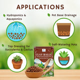 LECA Clay Balls Hydrotons, Lightweight Expanded Clay Aggregate, Essential for Hydroponics, Aeroponics, Landscaping & Aquaponics | Size: 8 - 15 mm - Utkarsh Agrochem Pvt ltd. 