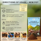 Decompressed Washed Cocopeat Powder for Gardening and Hydroponics, Low EC/TDS, Media & Fertilizers For Hydroponics - Utkarsh Agrochem Pvt ltd. 