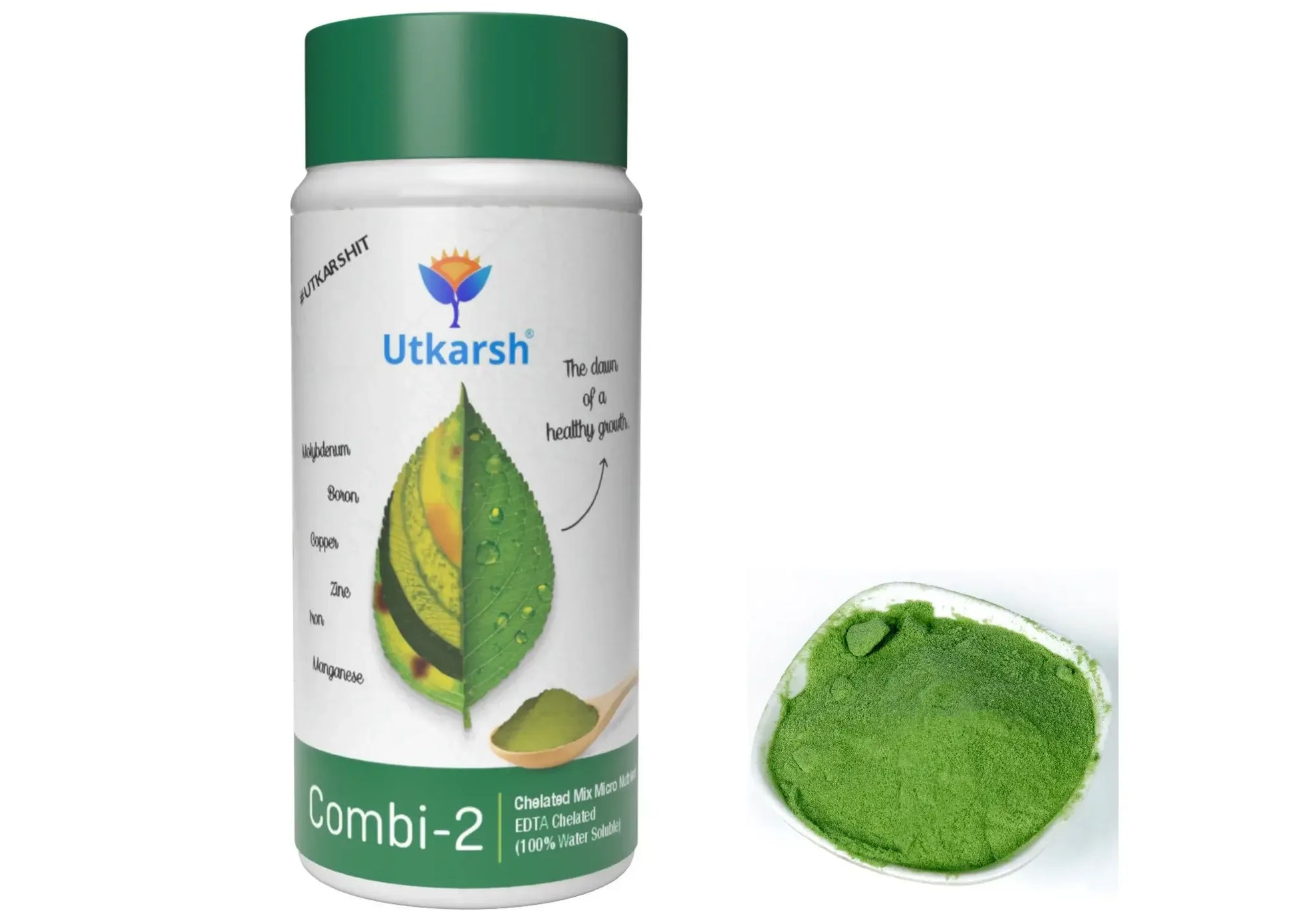 Combi - 2 (EDTA Chelated Fertilizers, Mix Micronutrient) Prevents Mix Crop Deficiencies, Keeps Plants/Home Garden Healthy, Improves Crop Yield & Quality - Utkarsh Agrochem Pvt ltd. 
