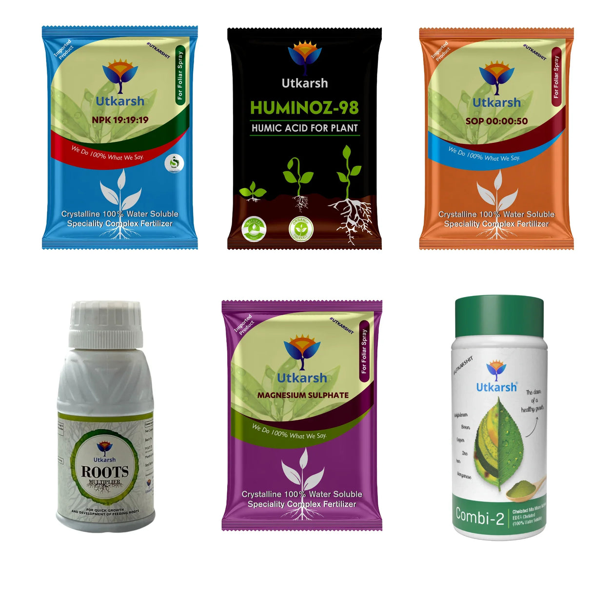 Utkarsh Complete Care Kit All-in-One Plant Nutrition Kit - Utkarsh Agrochem Pvt ltd. 