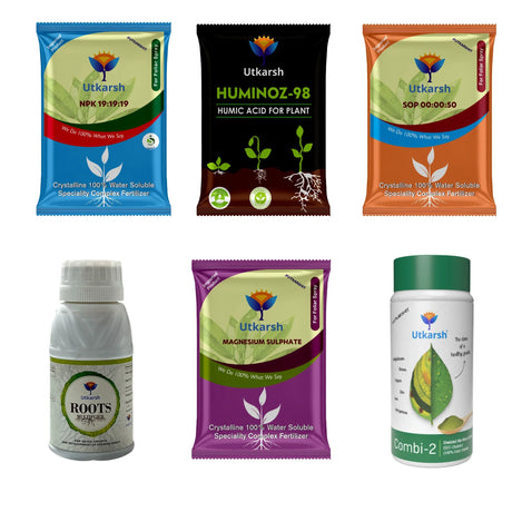 Utkarsh Complete Care Kit All-in-One Plant Nutrition Kit - Utkarsh Agrochem Pvt ltd. 
