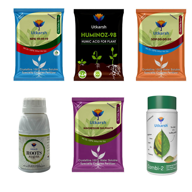 Utkarsh Complete Care Kit All-in-One Plant Nutrition Kit - Utkarsh Agrochem Pvt ltd. 