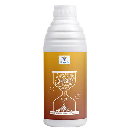 Composter for Quick Decomposition of Organic Waste into Compost, Bio Waste Decomposer, Accelerate Decomposition of Kitchen, Garden Organic Waste - Utkarsh Agrochem Pvt ltd. 
