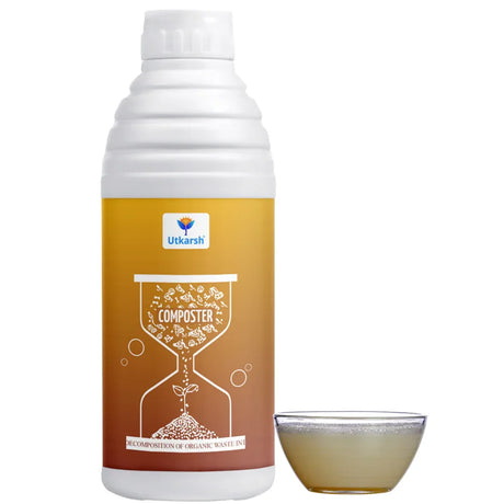Composter for Quick Decomposition of Organic Waste into Compost, Bio Waste Decomposer, Accelerate Decomposition of Kitchen, Garden Organic Waste - Utkarsh Agrochem Pvt ltd. 