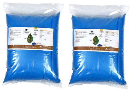 Copper - 12% EDTA Chelated Micronutrient, 100% Water Soluble Fertilizers for Plants Corrects & Prevents Copper Deficiency in Plants & Home Garden | CopQual - Utkarsh Agrochem Pvt ltd. 