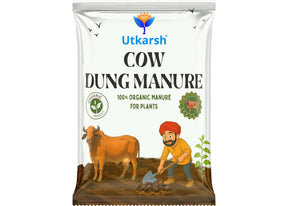 Cow Dung Manure for Plants, Nursery and Home Garden, Organic Fertilizer - Utkarsh Agrochem Pvt ltd. 